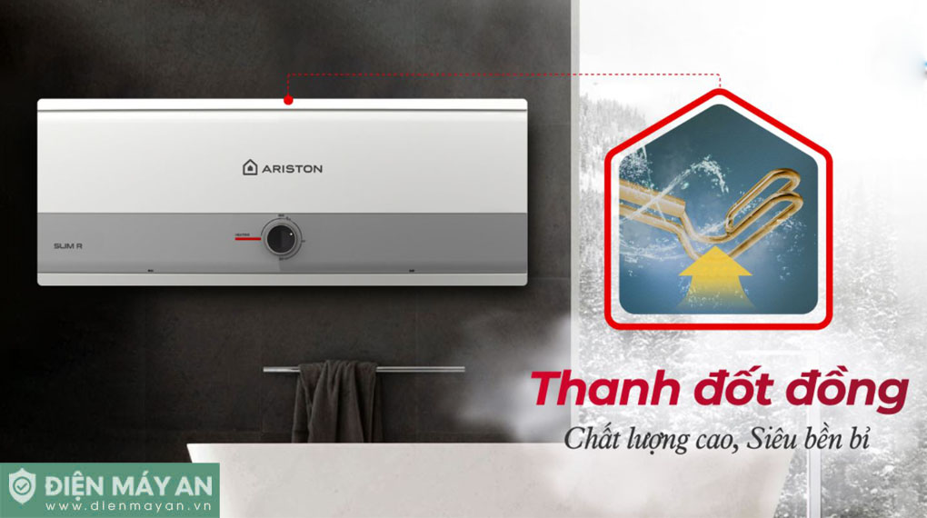 Bình nóng lạnh Ariston 20 lít SLIM3 20R AG+ VN